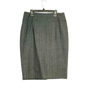 Mossimo gray herringbone pencil skirt - 6 - corpcore office career